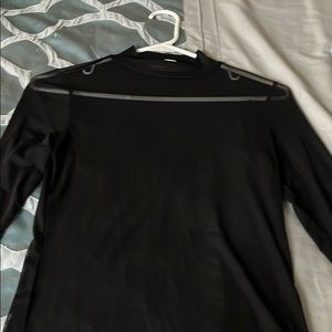 See thru long sleeve shirt